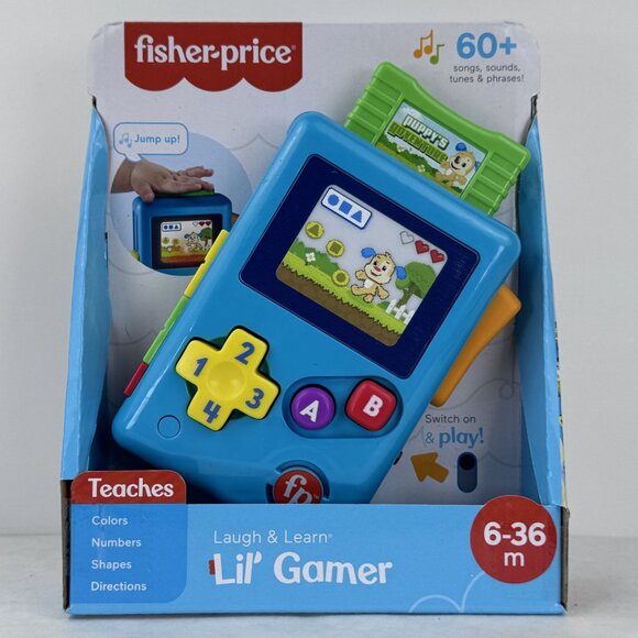 Fisher-Price Laugh & Learn Lil Gamer Baby Learning Toy Interactive 6-36 Month - Picture 1 of 11
